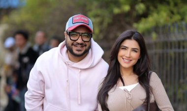 صور جديدة من كواليس مسلسل "الست موناليزا" تجمع مي عمر ومحمد سيد بشير