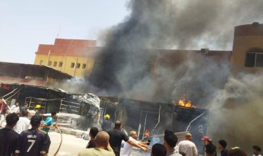 السيطرة على حريق داخل مول تجاري بحدائق أكتوبر وإصابة 5 أشخاص