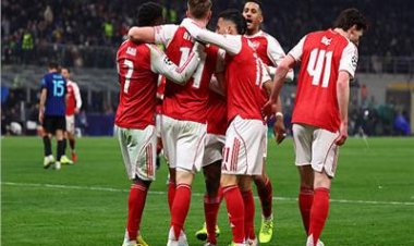 أرسنال يفوز على إنتر بثلاثية ويبتعد في صدارة دوري الأبطال