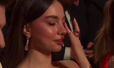 صدمة بيسان إسماعيل بعد فوز أنغام بجائزة الفنانة المفضلة