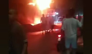 مصرع وإصابة 11 في حريق هائل داخل عقار بمنطقة فيصل 