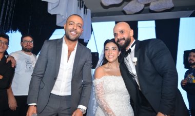 تامر عاشور  ومسلم يحييان حفل زفاف نبيه صفوت وكريمان نور