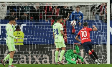 هزيمة مذلة لبرشلونة أمام أوساسونا في الدوري الإسباني