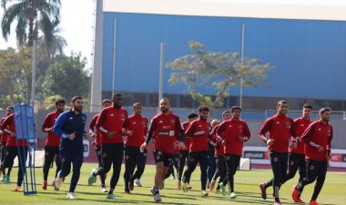 الأهلي يختتم تدريباته استعدادًا لمواجهة بلدية المحلة بدوري «Nile»