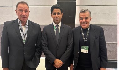 الخليفي يناقش مع الخطيب تفعيل دور رابطة الأندية الإفريقية