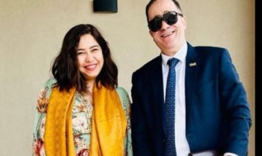 إتمام الصلح بين المستشار ياسر قنطوش وشيرين عبد الوهاب