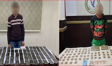 القبض على 6 عاطلين بحوزتهم 10 كيلو حشيش وأستروكس بالشروق ودار السلام