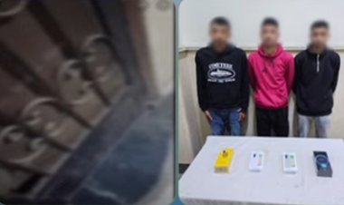 القبض على المتهمين بواقعة سرقة 4 هواتف والقفز من بلكونة فى العبور 