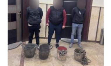 إحباط محاولة 3 أشخاص تنقيب عن الآثار داخل منزل بالدرب الأحمر