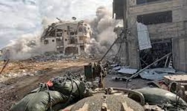 إعلام فلسطينى: شهيد و22 جريحا خلال قصف الاحتلال منزلا فى حى التفاح