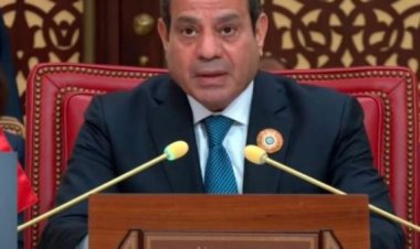 السيسي يحذر المجتمع الدولي من خطورة الوضع في المنطقة نتيجة حرب غزة