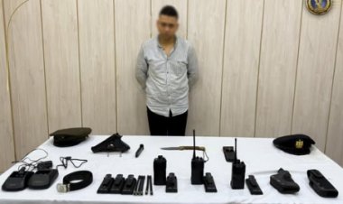 سقوط عاطل أنتحل صفة ضابط شرطة بمنطقة الزيتون 