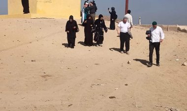 وفد سياحي من دولة تركيا يزور منطقة البهنسا الأثرية في المنيا