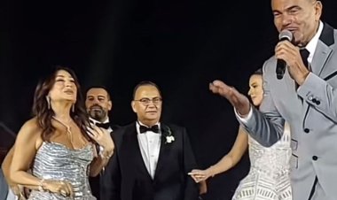 عمرو دياب يواصل كسر القاعدة... الهضبة في حفل زفاف نجل رجل الأعمال نصيف قزمان