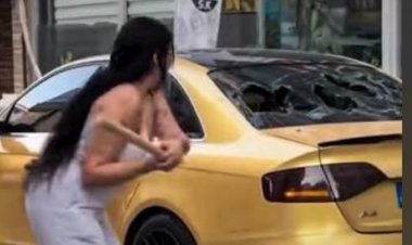 «جاب سيرتها وغلط فيها».. الشرطة التركية تقبض على شابة حطمت زجاج سيارة رجل انتقامًا منه