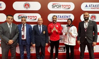 وزير الرياضة يهنئ المنتخب المصري للكاراتيه بعد الحصول على بطولة الدوري العالمي بتركيا