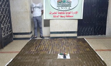 سقوط عنصر إجرامى بحوزة كميات من مخدر الحشيش بـ 4 ملايين جنيه بـ"بركة السبع" 