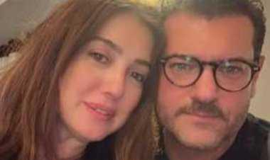 "حياتي مميزة معاك".. رسالة حب من كندة علوش لعمرو يوسف في عيد ميلاده