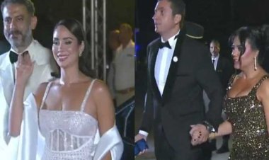 الثنائيات تتألق على السجادة الحمراء في حفل ختام مهرجان الجونة السينمائي 2025