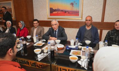 النائب العام يشارك موظفي النيابة العامة «إفطار رمضان»