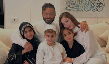 بسمة بوسيل تكشف تطورات حالة تامر حسني:  خرج من المستشفى وخبينا على الأولاد الصغيرين خبر العملية