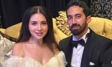 عقد قران مي عز الدين على رجل الأعمال أحمد تيمور| صور