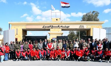 القوات المسلحة تنظم زيارة لوفد من أعضاء التمثيل العسكري لمعبر رفح ومستشفى العريش