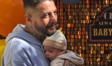 «البيبي شاور.. حبيب جدو»..  أحمد الفيشاوي يحتفل بسبوع نجل سمية الألفي ابنة خاله