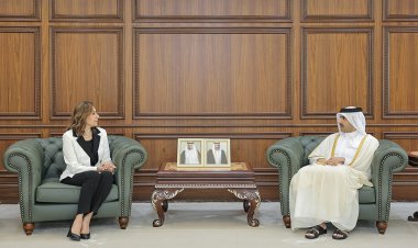 وزيرة الثقافة تلتقي نظيرها القطري وتبحث سبل دعم التعاون المشترك