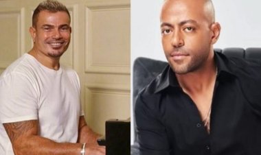 عمرو دياب و تامر عاشور الأعلى استماعا على أنغامي 