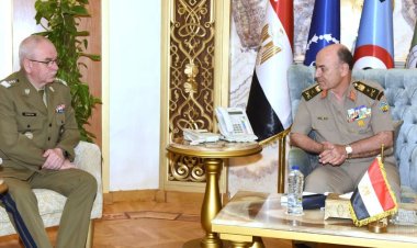 تفاصيل لقاء  رئيس أركان حرب القوات المسلحة ومدير عام فريق الموظفين العسكريين الدولى لـ«حلف شمال الأطلنطي»