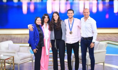 أبطال الأوليمبياد وعائلاتهم ومدربيهم في ظهور خاص مع منى الشاذلي الليلة