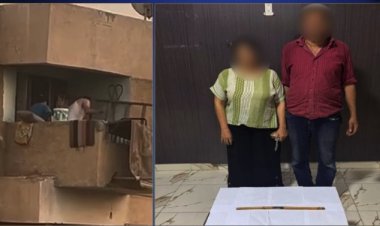 ضبط أب وأم اعتديا على طفلهما بالعصا في الشرقية