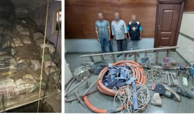 ضبط 3 أشخاص لقيامهم بالتنقيب غير المشروع عن الآثار داخل عقار بمصر القديمة 