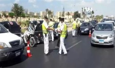 المرور: تحرير 1409 مخالفة عدم تركيب الملصق الإلكتروني خلال 24 ساعة