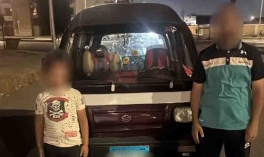 ضبط طفل يقود سيارة بالجيزة.. والداخلية تتحرك بعد تداول فيديو على مواقع التواصل