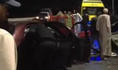 مصرع وإصابة 10 أشخاص في حادث تصادم بـ15 مايو 