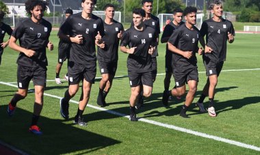 تدريبات قوية للمنتخب الأوليمبي استعدادا لمباراة الدومينيكان في مشوراه افتتاح الأولمبياد
