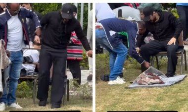 داخل المسجد..  أول ظهور للفنان تامر حسني بعد خضوعه لعملية جراحية في ألمانيا