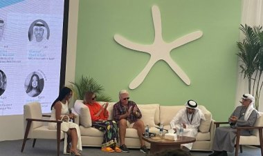 يسرا تتأثر وتبكي خلال ندوة "سينما من أجل عالم أفضل" في مهرجان الجونة