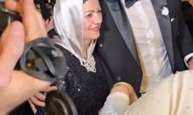 آخر ظهور لزوجة الشحات مبروك في حفل زفاف ابنها قبل وفاتها 