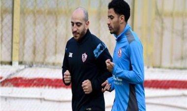 قبل لقاء بيراميدز.. عمر جابر ينتظم في مران الزمالك