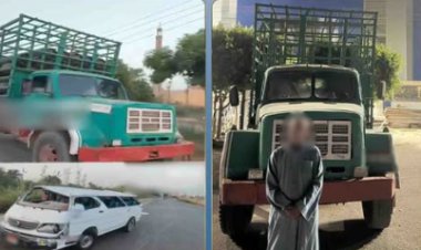 ضبط سائق "نقل غاز" بدون رخصة تسبب في حادث وهروب بببا.. والسيارة منتهية التراخيص