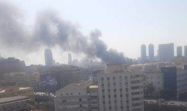 السيطرة على حريق عقار درب الشيخ فراج بحى بولاق ابو العلا