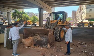 توجيهات عاجلة بسرعة رصف الطرق الواقعة أسفل محور 26 يوليو بالجيزة