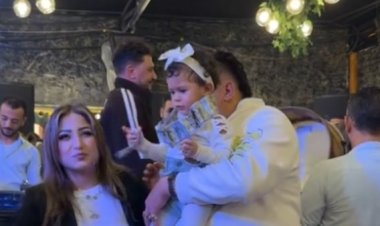 «النقوط بالدولار» فى حفل عيد ميلاد ابنة حمو بيكا.. فيديو