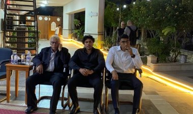 حسن العدل يبدأ استقبال عزاء زوجته بقاعة الريان في مسجد آل رشدان بعد وفاتها