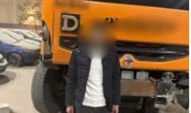 القبض على المتهم بواقعة سقوط "حجارة" من سيارة نقل بحدائق القبة