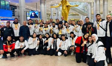 الشباب والرياضة تستقبل بعثتي مصارعة الذراعين والجودو بعد العودة من غانا