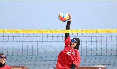 منتخب سيدات الطائرة الشاطئية يتأهل لنصف نهائي دورة الألعاب الإفريقية